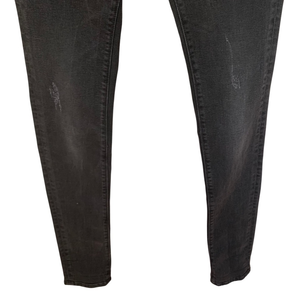 ZADIG & VOLTAIRE Eva Gris Destroy Deluxe Black Skinny Jeans Size 26 - Picture 7 of 16
